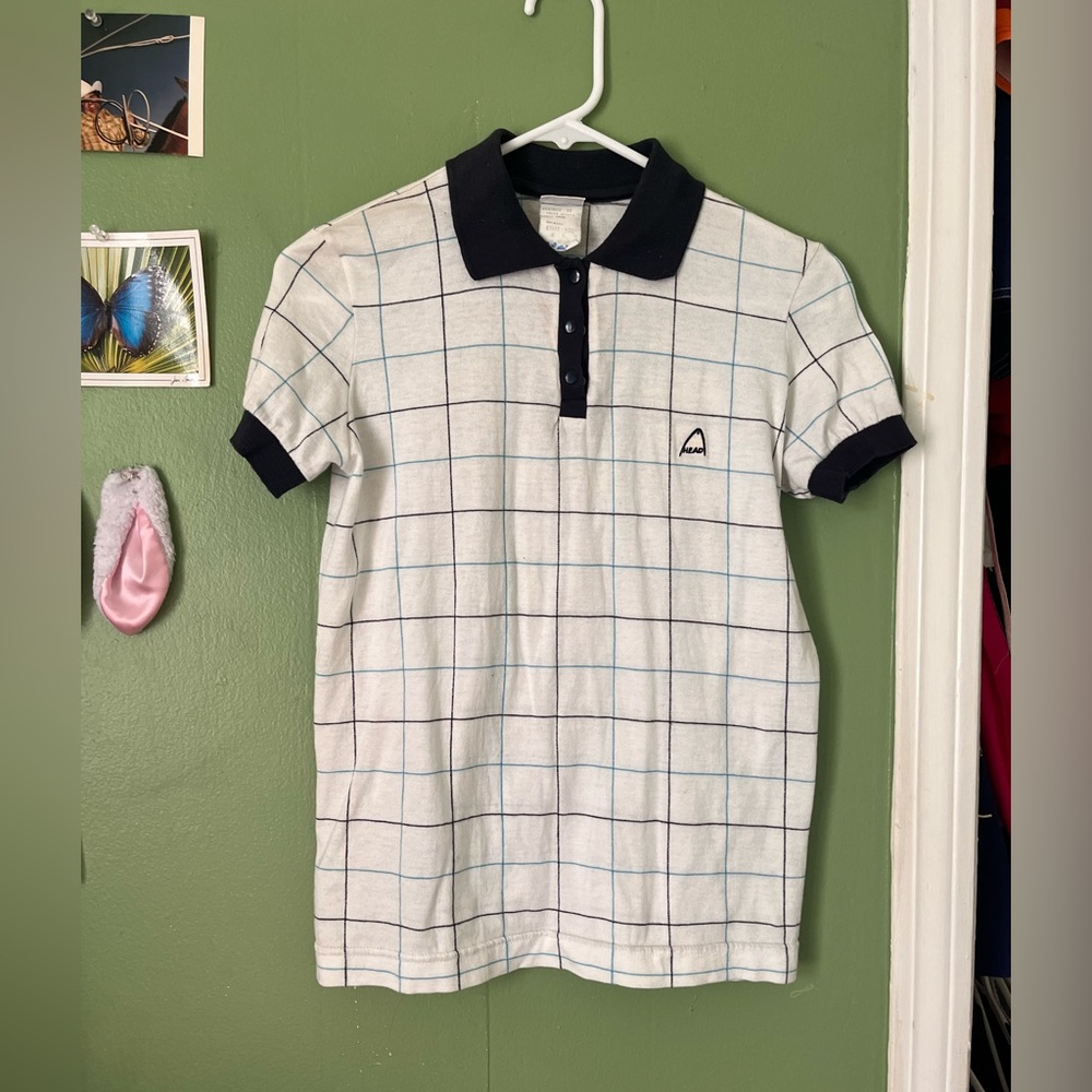 Vintage y2k tennis polo